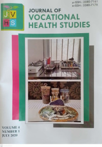 Image of Journal of Vocational Health Studies Volume 4 Number 1 July 2020