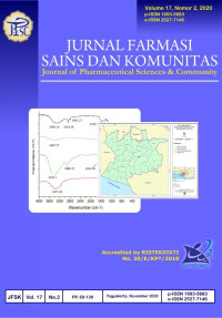 Image of Jurnal Farmasi Sains dan Komunitas : Journal of Pharmaceuticals Sciences & Community Volume 18, Nomor 2, 2021