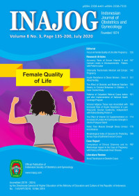 Image of Indonesian Journal of Obstetrics and Gynecology Volume 8 No. 3 July 2020