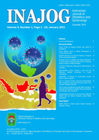 Image of Indonesian Journal of Obstetrics and Gynecology Volume 9 No. 1 January 2021