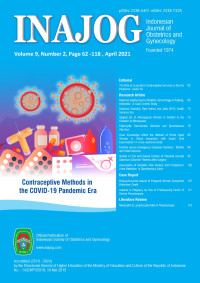 Image of Indonesian Journal of Obstetrics and Gynecology Volume 9 No. 2 April 2021