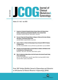 Image of Journal of Clinical Obstetrics & Gynecology Volume 32 No. 3 Jun 2022