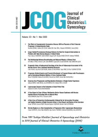 Image of Journal of Clinical Obstetrics & Gynecology Volume 33 No. 1 March 2023
