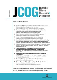 Image of Journal of Clinical Obstetrics & Gynecology Volume 33 No. 2 Mar 2023