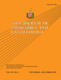 Image of Thai Journal Obstetrics and Gynaecology Volume 30 No. 6 Tahun 2022