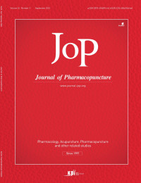 Image of Journal of Pharmacopuncture Volume 26 No. 3 September 30 2023