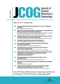 Image of Journal of Clinical Obstetrics & Gynecology Volume 33 No. 3 September 2023