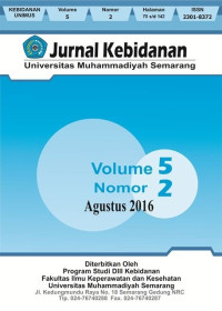 Image of Jurnal Kebidanan Universitas Muhammadiyah Semarang Volume 5 Nomor 2 2016