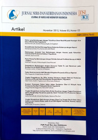Image of Jurnal Ners dan Kebidanan Indonesia, Volume 3, Issue 04, 2016