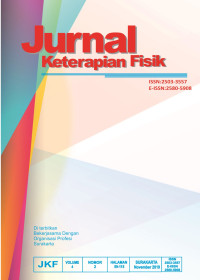 Image of Jurnal Keterapian Fisik Volume 4, No. 2, Tahun 2019