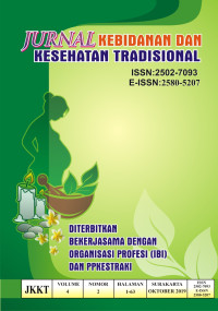 Image of Jurnal Kebidanan dan Kesehatan Tradisional Volume 4, No. 2 Tahun 2019