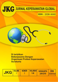 Image of Jurnal Keperawatan Global Volume 1, No 1 June 2016