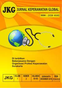 Image of Jurnal Keperawatan Global Volume 1, No 2 Desember 2016
