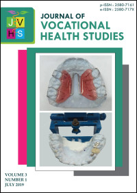 Image of Journal of Vocational Health Studies Volume 3 Number 1 July 2019
