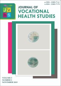 Image of Journal of Vocational Health Studies Volume 3 Number 2 November 2019
