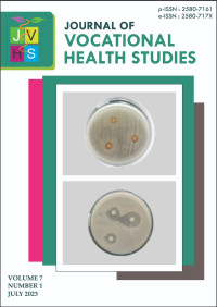 Image of Journal of Vocational Health Studies Volume 7 Number 1 July 2023
