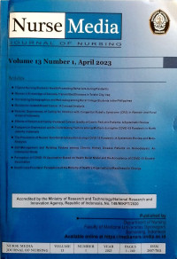 Image of Nurse Media Journal Of Nursing Vol. 13, No. 01 April Tahun 2023