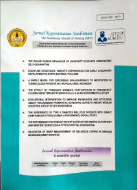 Image of Jurnal Keperawatan Soedirman : The Soedirman Journal of Nursing (SJN, Volume 18, Nomor 1, 2023)