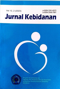 Image of Jurnal Kebidanan Universitas Muhammadiyah Semarang Volume 12 Nomor 2 2023