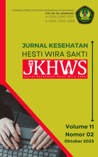 Image of Jurnal Kesehatan Hesti Wira Sakti Volume 11 Nomor 2 Tahun 2023