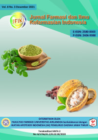 Image of JURNAL FARMASI dan ILMU KEFARMASIAN INDONESIA,VOL.8 NO. 3 2021