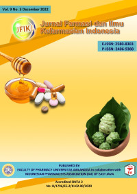Image of JURNAL FARMASI dan ILMU KEFARMASIAN INDONESIA,VOL.9 NO. 3 2022