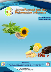 Image of JURNAL FARMASI dan ILMU KEFARMASIAN INDONESIA,VOL.10 NO. 3 2023