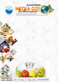 Image of Jurnal Ilmiah Media Gizi Indonesia Volume 15 No. 1 Januari 2020