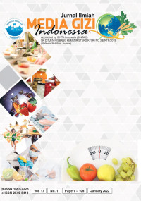 Image of Jurnal Ilmiah Media Gizi Indonesia Volume 17 No. 1 January 2022