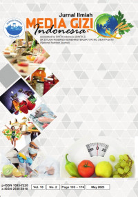 Image of Jurnal Ilmiah Media Gizi Indonesia Volume 18 No. 2 May 2023