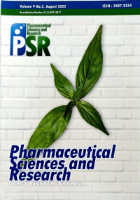Image of Pharmaceutical Sciences and Research Volume 9 No. 2 August 2022