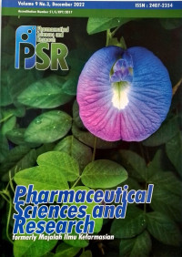 Image of Pharmaceutical Sciences and Research Volume 9 No. 3 December 2022