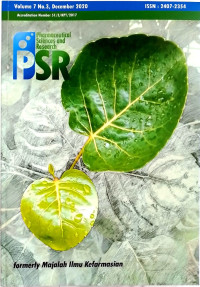 Image of Pharmaceutical Sciences and Research Volume 7 No. 3 December 2020