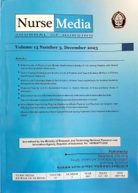 Image of Nurse Media Journal of Nursing (Volume 13 Number 3, December 2023)