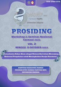 Image of Prosiding Workshoop & Seminar Nasional Farmasi 2023 Vol I 2023 “Pemanfaatan Bahan Alam sebagai Nutrasetikal dalam Menunjang Eksistensi Pengobatan untuk Meningkatkan Derajat Kesehatan”