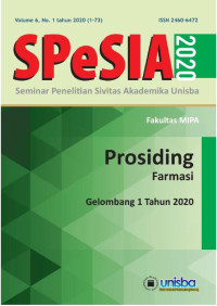 Image of SPeSIA : Seminar Penelitian Sivitas Akademika Unisba Gelombang Prosiding Farmasi : 1 Tahun 2020