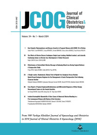 Image of Journal of Clinical Obstetrics & Gynecology Volume 34 No. 1 March 2024
