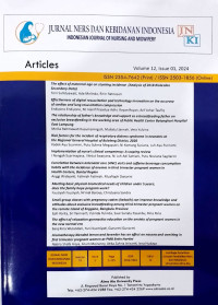 Image of Jurnal Ners dan Kebidanan Indonesia, Volume 12, Issue 01, 2024