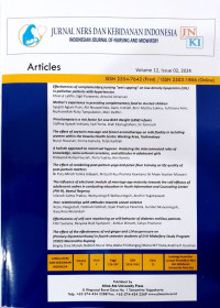 Image of Jurnal Ners dan Kebidanan Indonesia, Volume 12, Issue 02, 2024