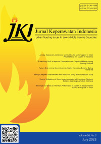 Image of Jurnal Keperawatan Indonesia Volume 26 No 2 July 2023