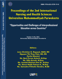 Image of Proceeding of the 2nd International Nursing and health Sciences Universitas Muhammadiyah Purwokerto “Opportunities and Challenges of Interprofessional Education across Countries”