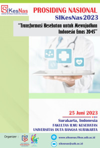 Image of Prosiding Nasional SIKesNas 2023 “Transformasi Kesehatan untuk Mewujudkan Indonesia Emas 2045”