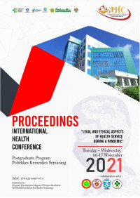 Image of Proceedings International Health Conference “Legal and Ethical Aspects of Health Service During a Pandemic”