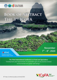 Image of Book of Abstract The 3rd ICOFA PROCEEDING OF THE 3rd INTERNATIONAL CONFERENCE ON FOOD AND AGRICULTURE