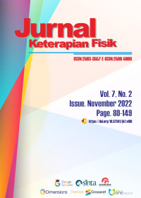 Image of Jurnal Keterapian Fisik Vol 7, No. 2 November 2022