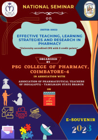 Image of National Seminar Effective Teaching, Learning Strategies and Research in Pharmacy “University Accredited CPE with 5 credit points”