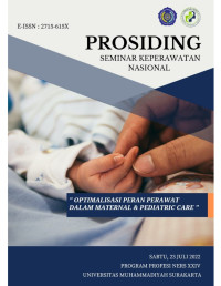 Image of Prosiding Seminar Nasional Keperawatan Universitas Muhammadiyah Surakarta tahun 2022 “Optimalisasi Peran Perawat Dalam Maternal & Pediatric Care”