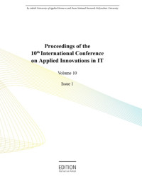 Image of Proceedings of the 10th International Conference on Applied Innovations in IT Volume 10 Issue 1 2022