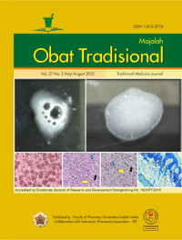 Image of Majalah Obat Tradisional Volume 27 No. 2 Tahun 2022