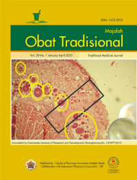 Image of Majalah Obat Tradisional Volume 28 No. 1 Tahun 2023
